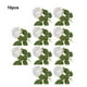 thumbnail image 4 of Flores artificiales Billuyoard 10 piezas de plástico para decoración de boda Blanco, 4 of 6
