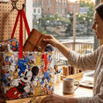 thumbnail image 2 of Disney Mickey Mouse & Friends Clear Tote Bag 14" Travel Beach Bag Transparent, 2 of 3