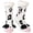 White Cow, variant on Fuzzy Slipper Socks for Women, PUTUO Warm Non Slip Grip Socks Sherpa-Lined Thick Cozy Fluffy Mid Calf Winter Home Socks, Cow Pattern