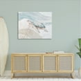 thumbnail image 2 of Stupell Industries Pleasant Sea Turtle Drifting Ocean Bubble Waves Painting Gallery Wrapped Canvas Print Wall Art, Design by Patricia Pinto, 2 of 7