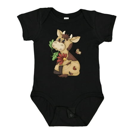 

Inktastic Corky Cow Boys Baby Bodysuit