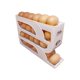 thumbnail image 5 of Caja para guardar huevos con ruedas, para refrigerador, con puerta lateral, automática, de cuatro capas, para encimera de cocina, 5 of 5