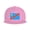Pink, variant on Flat Bill Snapback Hats for Men Women Congo Flag Hip Hop Style Plain Baseball Cap Pink