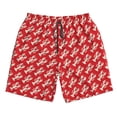 thumbnail image 5 of Goofa Retro Lobsters Printed Mens Swim Trunks Summer Quick Dry Short Beach Swimwear Bathing Suits-Large, 5 of 9