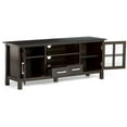 thumbnail image 2 of Kitchener 60 inch Wide Solid Wood TV Stand in Hickory Brown For TVs up to 65 inches, 2 of 8