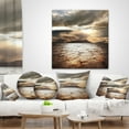 thumbnail image 4 of Designart Drought Land with Cloudy Sunset - Landscape Printed Throw Pillow - 18x18, 4 of 5