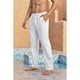 thumbnail image 5 of Pantalones de lino para hombre, pantalones largos y ligeros de verano, pantalones casuales de corte holgado, 5 of 6