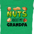 thumbnail image 4 of Inktastic Nuts About My Grandpa Peanut, Almond, Pistachio Boys or Girls Baby Bodysuit, 4 of 5