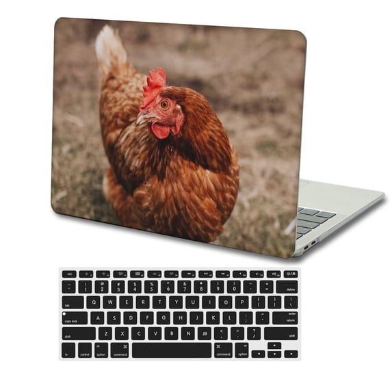 KSK KAISHEK Hard Shell Case Cover Compatible Newest MacBook Pro 15 inchs with Touch Bar + Black Keyboard Cover Model: A1707&A1990 (Feather Series 0398)