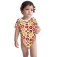 thumbnail image 3 of Balery Donut Pattern Baby Climbing Clothes Infant Bodysuit Cute Infant Bodysuit Baby Romper-9M, 3 of 7
