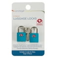 thumbnail image 3 of (3 pack) Protégé Key Luggage Lock Set of 2 in Blue Atoll, 3 of 4