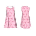 thumbnail image 7 of Pofeuu Pink Bows Print Women's Sleeveless Dress, Loose Fit Summer Dress, Casual Tank Dress for Women, 7 of 7