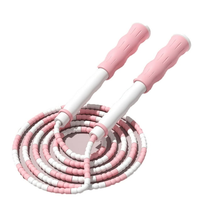 Jump Rope Soft Beaded Segment Jump Rope - Tangle-Free for Keeping Fit, Training, Workout