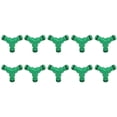 thumbnail image 1 of Conector de manguera - 10 piezas Conector de manguera de agua de acoplamiento de 3 vías Adaptador de acoplador de conector Y para riego de jardín, 1 of 8