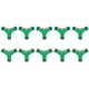 thumbnail image 1 of Conector de manguera - 10 piezas Acoplamiento de 3 vías Accesorio de tubería de agua Conector en Y Acoplador adaptador para riego de jardín, 1 of 8