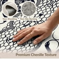 thumbnail image 6 of ODIKA 8'x10' Washable Area Rug Interlocking Scale Border Retro Aesthetic Snake Serpent Vintage Playful for Living Room, Under Sectional, Family , Durable, Non-Slip, 6 of 7