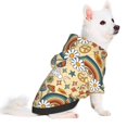thumbnail image 2 of Balery 70s Hippie Style Sudadera con Capucha para Perros Pequeños – Ropa para Mascotas, Disfraz para Perros y Gatos, Ideal para Fiestas y Cosplay-Large, 2 of 7
