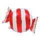 thumbnail image 4 of 5 globos de aluminio con diseño de rayas grandes y puntos de caramelo para decoración de fiestas, 50 x 38, 48 rojo, 4 of 9