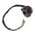 thumbnail image 4 of Bocina de manillar Riwesomey motocicleta universal 7/8 interruptor de control de luces, 4 of 6
