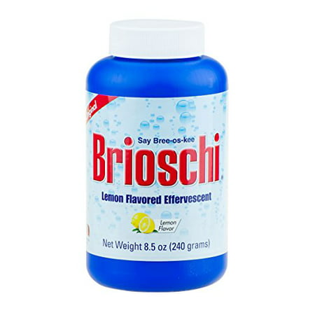 Brioschi Effervescent 8.5oz Bottle The Original Lemon Flavored Italian Effervescent