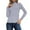 Grey, variant on EDFBUYKRS Female Sweaters Women’S and Women's Plus Cozy Yarn Crewneck Cardigan Sweater with Long Sleeves, Midweight Fall Sweater M