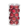 thumbnail image 2 of Vickerman 2.75" Red 4-Finish Ball Ornament Assortment, 20 per Box, 2 of 4
