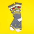thumbnail image 3 of I Love Aging and Dying, Novelty Gift Socks For Men, Women and Teens, Funny Cool Gym Crew Socks ( Made in the USA ), 3 of 6