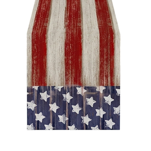 TACILIP 4th of July Decor, Holiday Table Decoration with Traditional Color Design, Housewarming Gifts