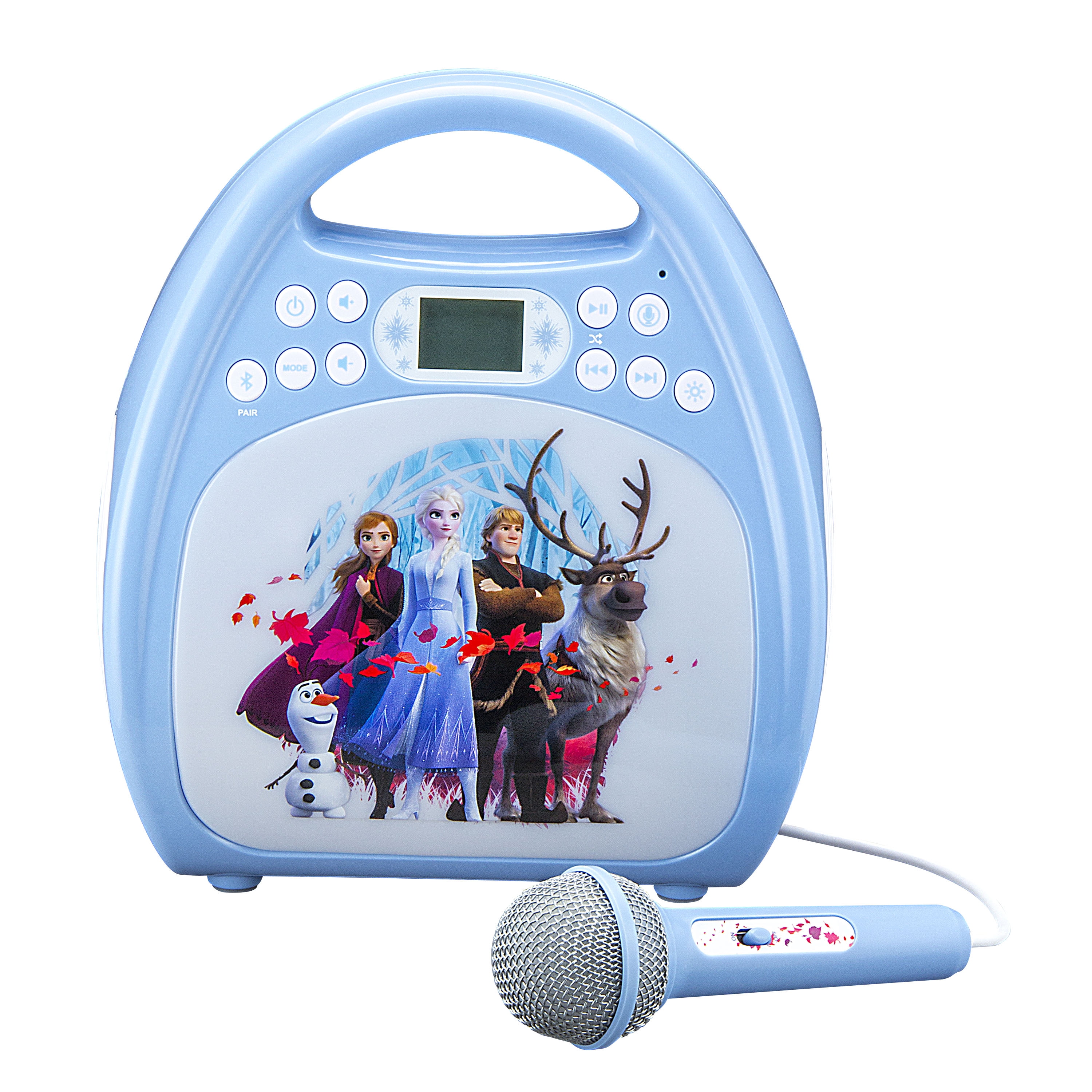 Blue 0076666253241 for sale online Disney Frozen Elsa Light-Up Melody Microphone 