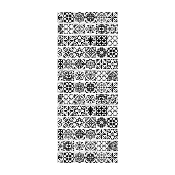 Adhesivos decorativos 3D para escalera SP-T114 - Mosaico (18x100cm, 13 piezas) - Autoadhesivos de PVC resistente, fáciles de aplicar y reposicionar sin dejar residuos. Ideal para renovar escaleras,