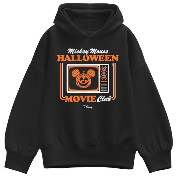 Disney - Mickey Mouse Halloween Movie Club - Women's Oversized Fleece Hoodie Sweatshirt