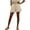Beige, variant on Women's Linen Lace Crochet Shorts Elastic Waist Drawstring Casual Summer Boho Vacation Beach Shorts
