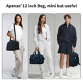 thumbnail image 2 of Bolsa de gimnasio Apenze Small Carry On 30 cm, ligera, azul marino, 2 of 6