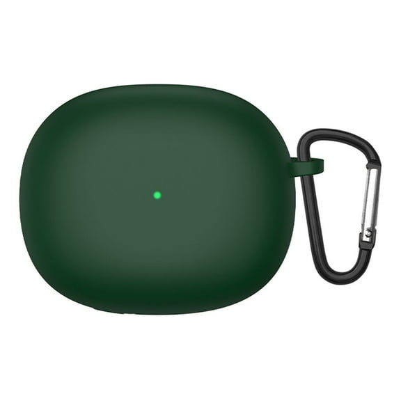 Flexible Candy Color Shockproof Accessories Protective Case Bluetooth Earphone Soft Shell Liquid Silicone Cover MIDNIGHT GREEN