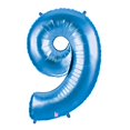 thumbnail image 2 of Megaloon Number 9 Blue, 2 of 3