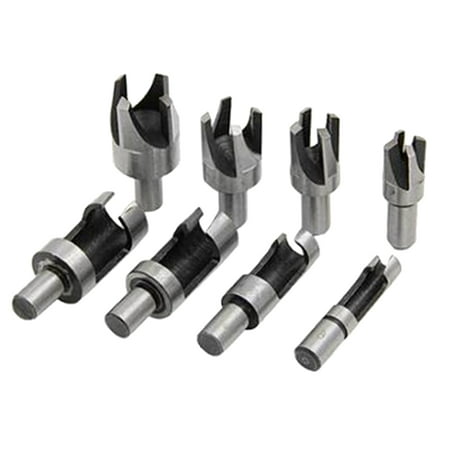 

8Pcs/Set Carpentry Wood Plug Cutter Straight And Tapered Claw Type Drill Bit Suitable for Bench Drills and Hand Drills