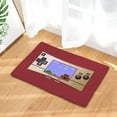 thumbnail image 5 of Vintage Magnetic Tape Door Mat Coral Fleece Floor Carpet Absorbent Entrance Doormat Anti-Slip Kitchen Carpets Bedroom Porch Rug, 5 of 6