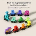 thumbnail image 5 of FEOLGEHLY Wooden Magnet Number Train Set for Toddlers 1-2 3-4 Years Old, Counting Toy, Color Sorting Toy, Preschool Educational Activities, Learning Toy, Train Birthday Gifts for Boys Girls 3-8, 5 of 5