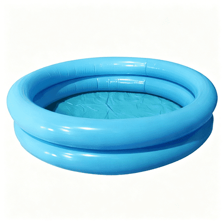 BESTSKY Inflatable Paddling Pool for 0-3 Years,Inflatable Swimming Pool,Family Pools for Kids,2 Ring Inflatable Paddling Pool Water Toys for Indoor Outdoor Pool (Blue)