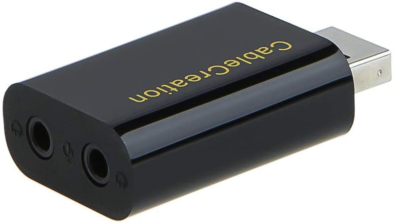 USB to 3.5 mm Audio Adapter, External 