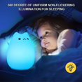 thumbnail image 3 of Led Night Light , Led Cat Night Light Silicone Baby Night Light Portable Child, 3 of 5