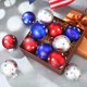 thumbnail image 4 of 12 Pcs Christmas Ornaments Hanging USA Independence Day Fourth Of July Party Decor Holiday Wedding Christmas Tree Decorations, 4 of 6