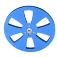 thumbnail image 1 of 1/4 7 Inch Empty Tape Reel, Universal Aluminum Alloy Open Reel Sound Tape Empty Reel, Recording Tape Takeup Reel to Reel for  Studer, Fix Your Tape Recorder, 1 of 7