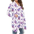 thumbnail image 1 of Cardigan pour Femmes Cardigan à la Mode pour Femmes à Manches Longues à Imprimé Floral Veste Haut Cardigan Court pour Femmes en Liquidation, 1 of 6