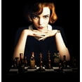 thumbnail image 2 of Junior's The Queen's Gambit Beth Staring Graphic Tee Black Large, 2 of 3