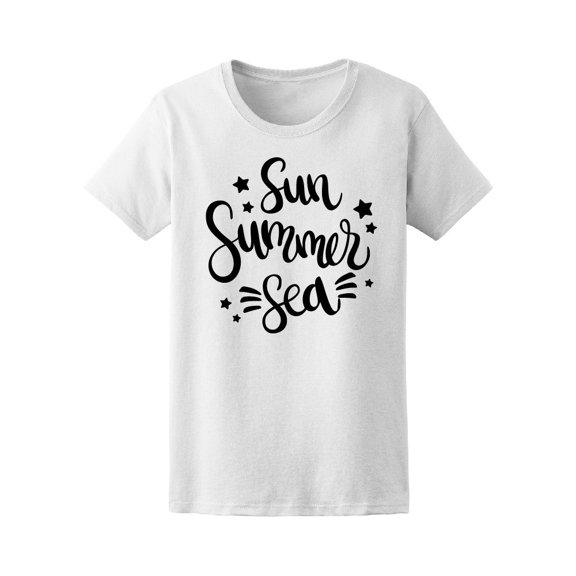 Sun Summer Sea Stars Tee. Women's -Image by Shutterstock
