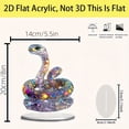 thumbnail image 3 of Year Of The Snake Colored Small Snake Ornament Acrylic Home Living Room Study Desktop Ornament, 3 of 6