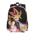 thumbnail image 2 of Yu-Gi-Oh Anime Unisex Laptop Backpack Large Capacity Daypack Shoulders School Bookbag Satchel Rucksack Travel Bag, 2 of 8