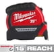 thumbnail image 4 of Cinta métrica Milwaukee Compact Magnetic de 10 m con 4,5 m de alcance, 4 of 5
