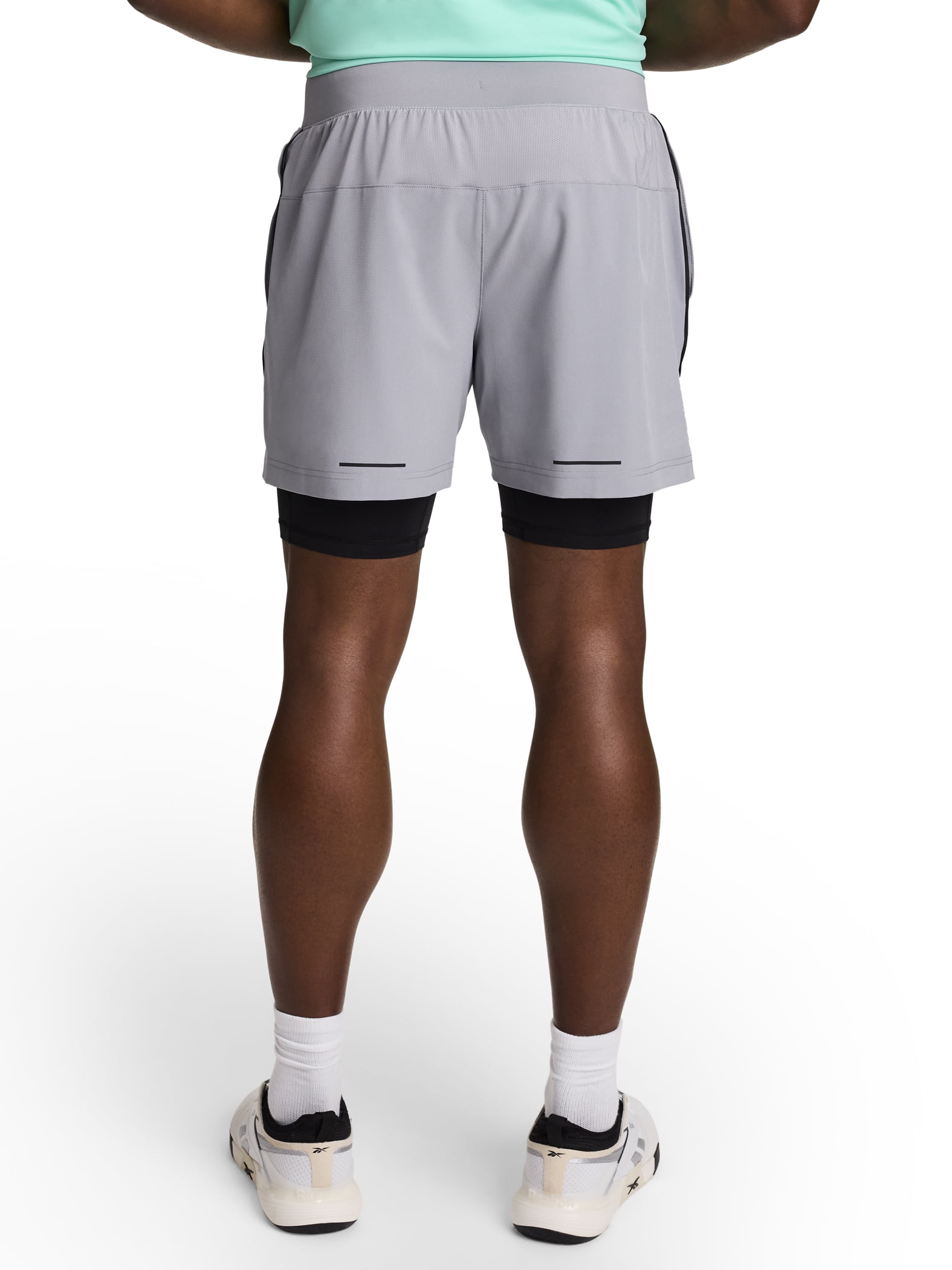 Reebok Men's and Big Men's Strength 2-IN-1 Woven Short 6" Inseam, Sizes S-3XL